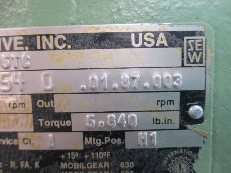 SEW-EURODRIVE FA60LP145TC (AS PICTURED) NSNP