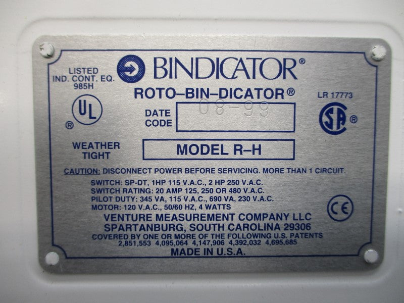 BINDICATOR R-H 480VAC 20A NSNP