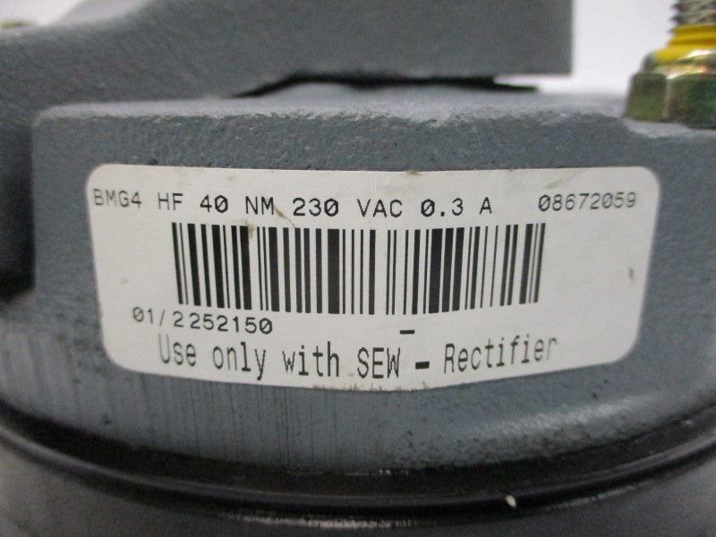 INDUSTRIAL MRO BMG4HF40NM 08672059 230VAC 0.3A NSNP