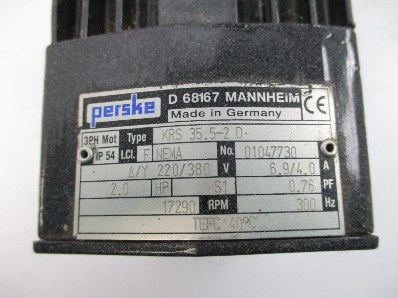 PERSKE KRS35.5-2D 01047730 220/380V 6.9/4.0A NSNP