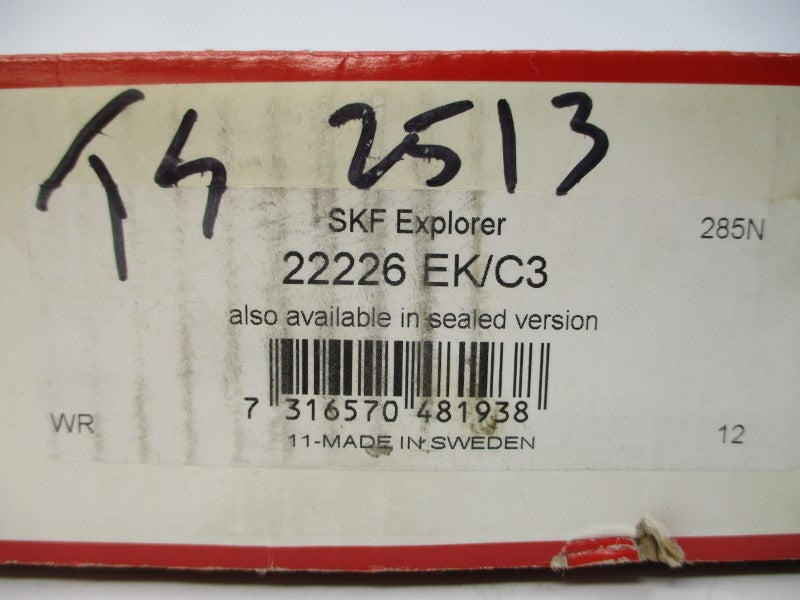 SKF 22226EK/C3 NSFS