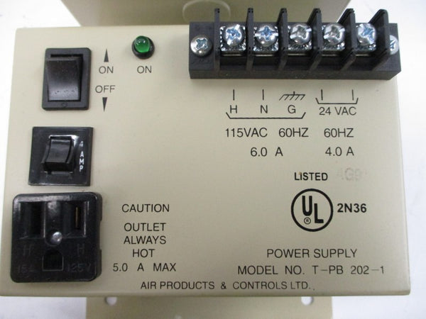 AIR PRODUCTS AND CONTROLS T-PB202-1 115VAC 6.0A NSMP