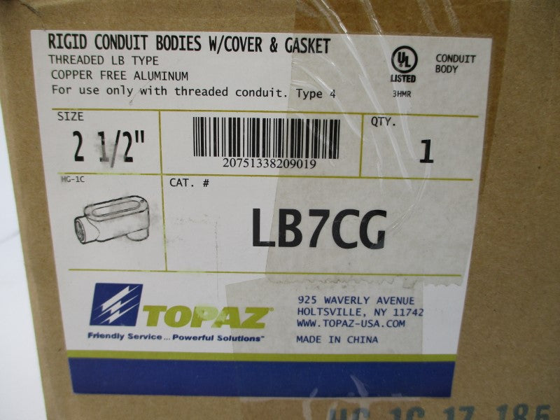 TOPAZ LB7CG 2-1/2" NSMP