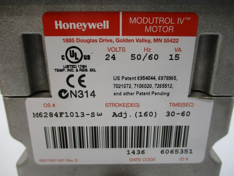 HONEYWELL M6284F1013-S 24V 30-60S NSMP