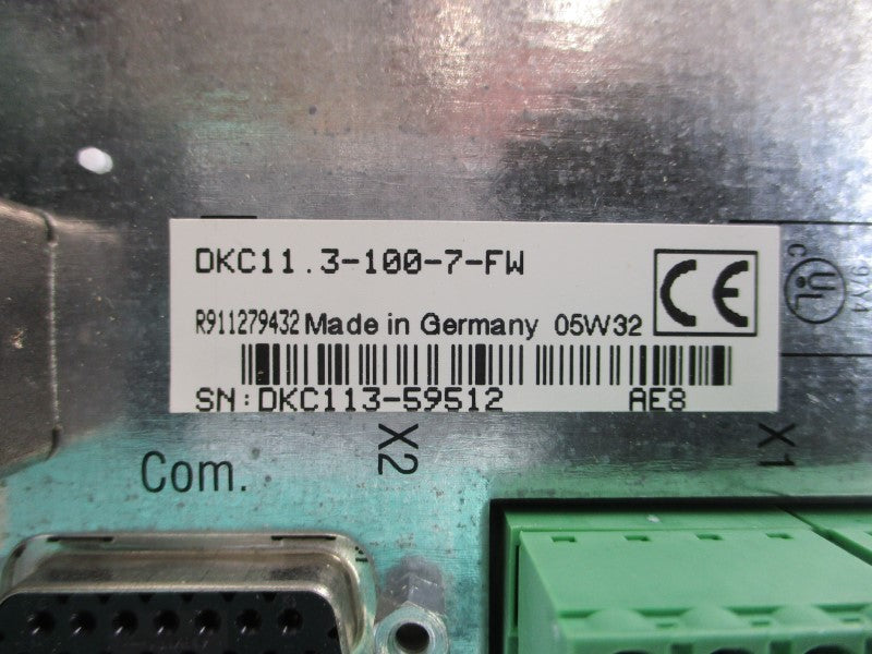 REXROTH DKC11.3-100-7-FW R911279432 200-480VAC 40A NSMP