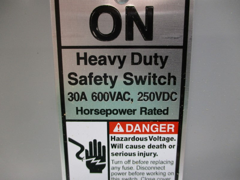 SIEMENS HF361R 600VAC 30A NSMP