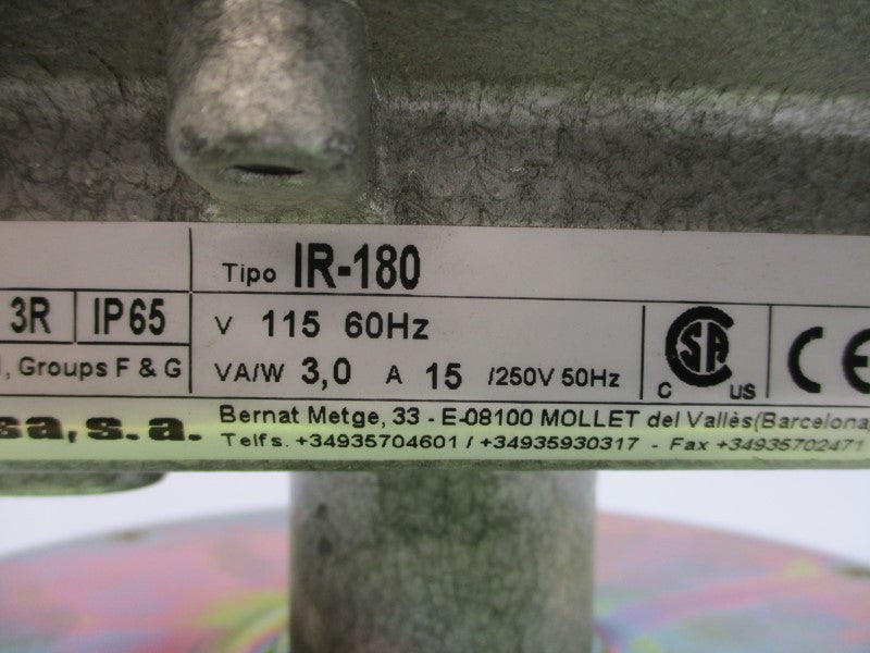 FILSA 2103 IR-180 115V 3.0A NSNP
