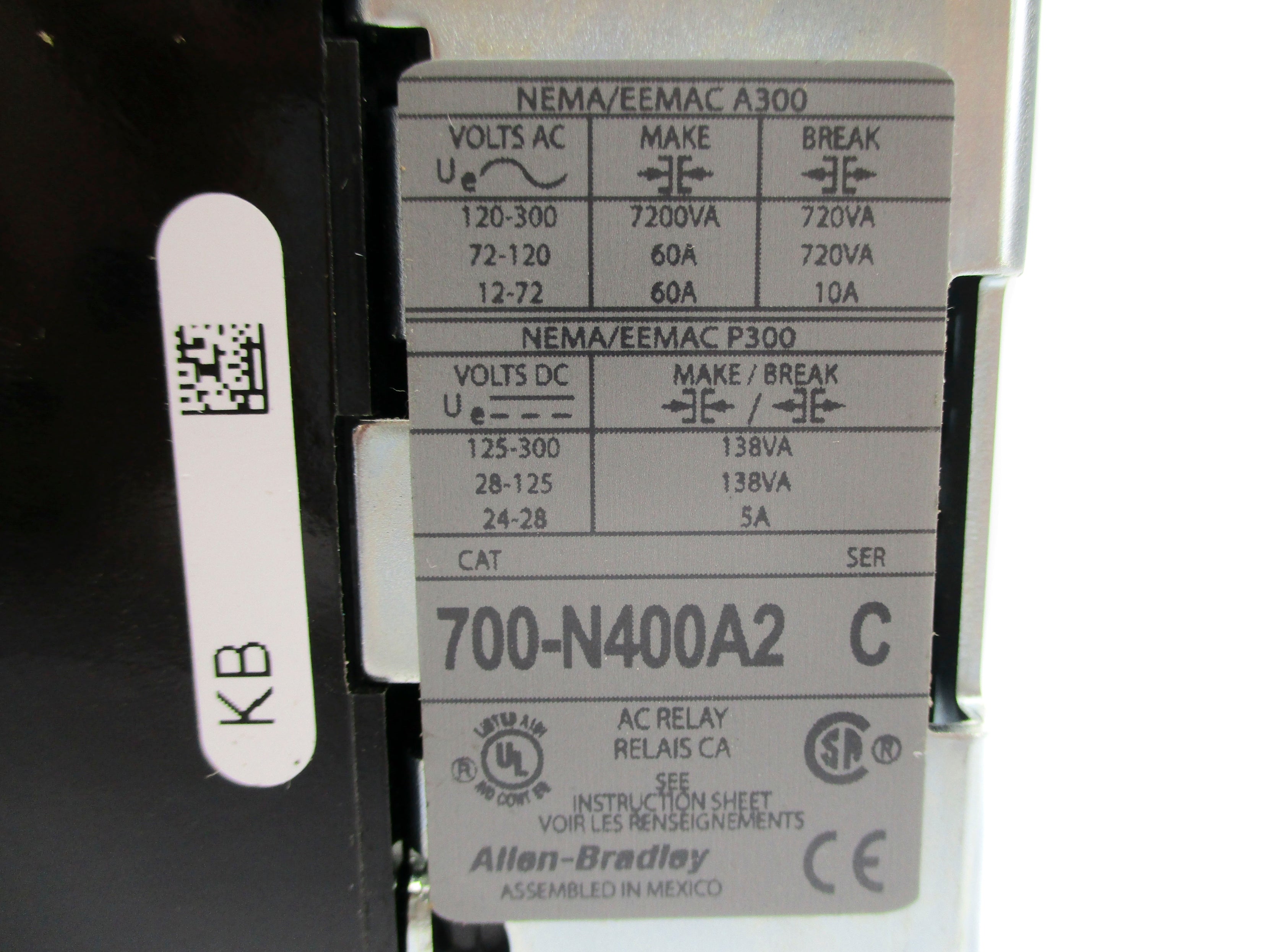 INDUSTRIAL SPARE PART 700-N400A2 SER. C 220/240V NSNP