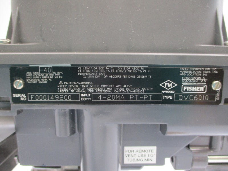 BAUMANN 51208S DVC6010 30VDC 4-13PSI NSNP