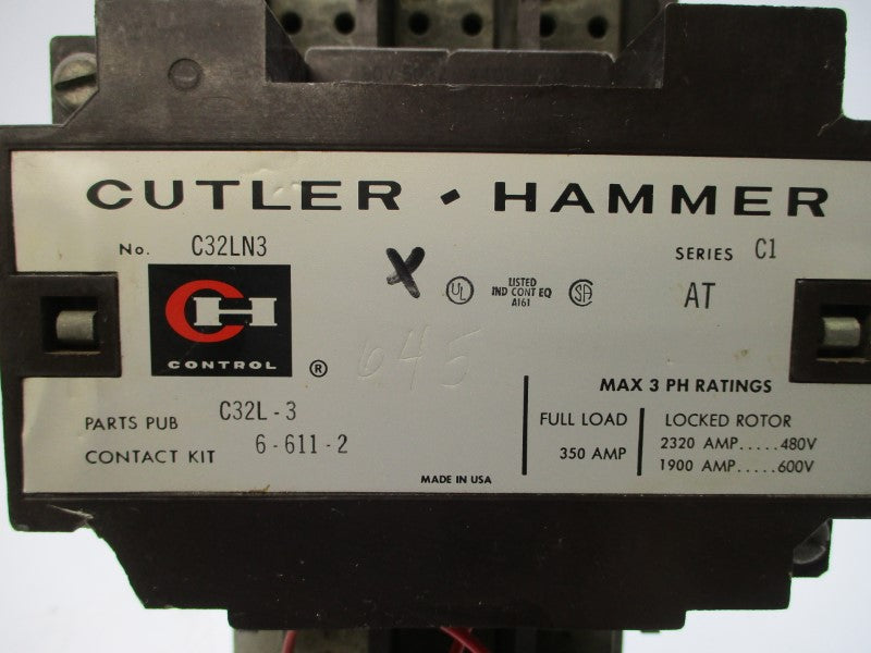 CUTLER HAMMER C32LN3 SER. C1 440/480V 2320A UNMP
