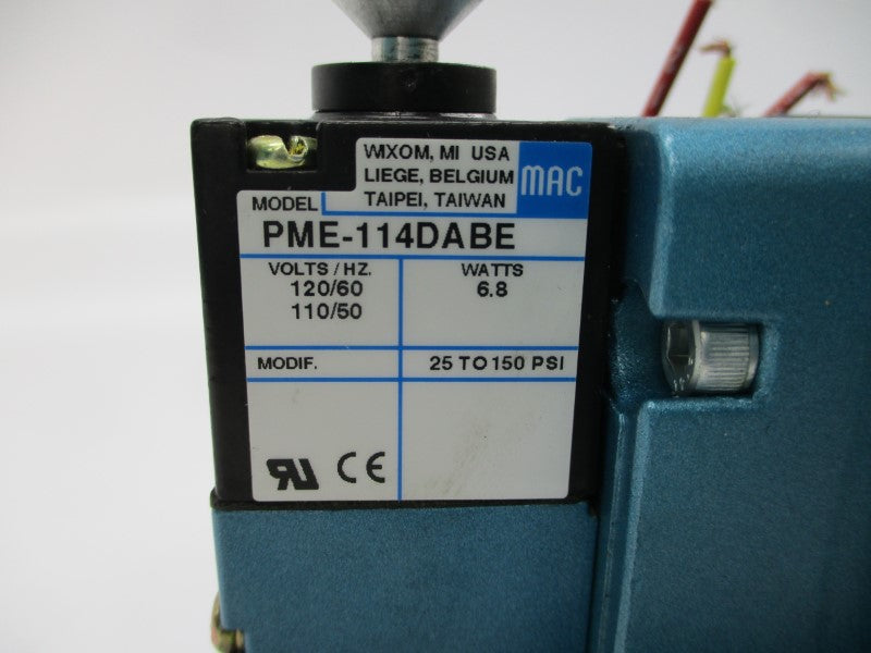 MAC 6631A-613-PM-114DA 110/120V 20-150PSI NSNP