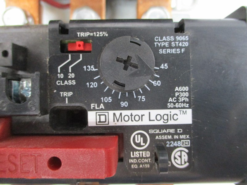 SQUARE D 8536SFO1H30S SER. A 110/120V 45-135A NSNP