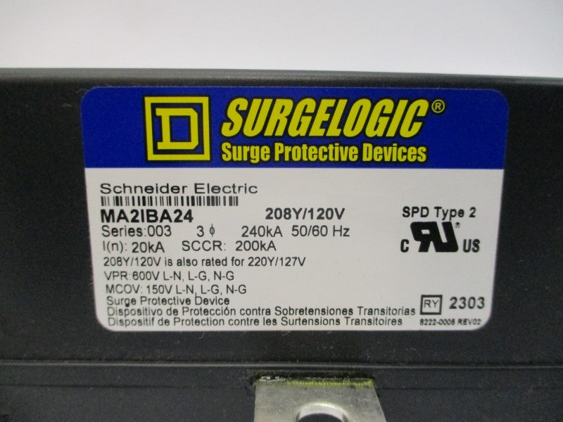 SQUARE D MA2IBA24 SER. 003 120V NSNP