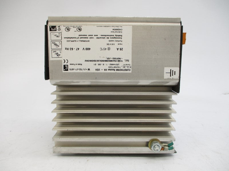 EUROTHERM TE30025A/480V/000/0V5/LGC/3D/DIN/ENG/-/NOFUSE/-//00 UNMP