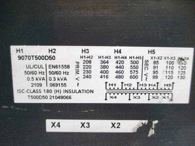 SQUARE D 9070T500D50 208/480V (AS PICTURED) NSNP
