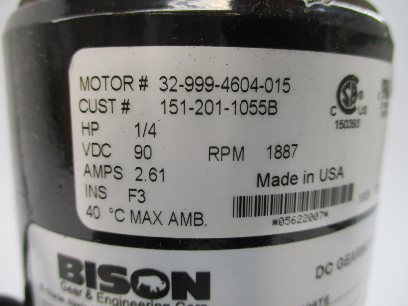 BISON 021-756-4530 SER. 756 90VDC 2.61A NSMP