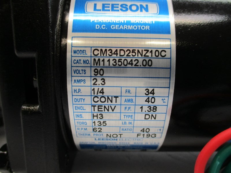 LEESON M1135042.00 CM34D25NZ10C 90VDC 2.3A NSMP