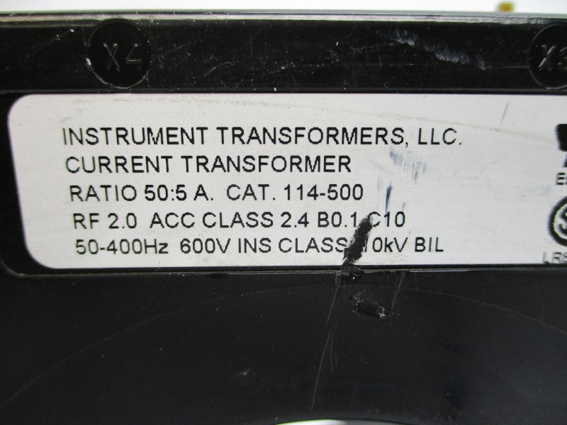 INSTRUMENT TRANSFORMERS 114-500 600V NSNP