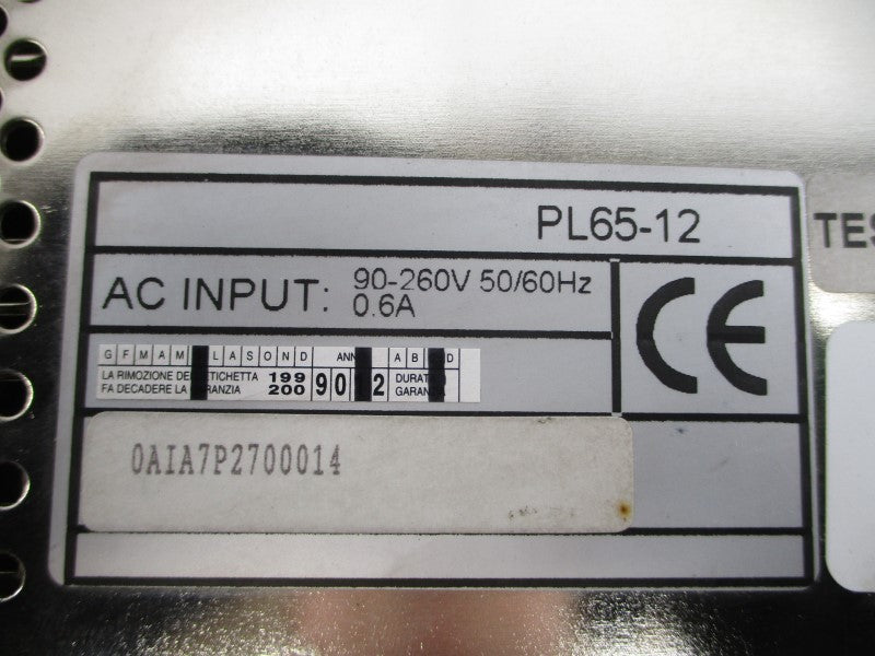 ASEM PL65-12 0AIA7P2700014 90-260V 0.6A NSNP