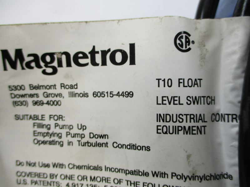 MAGNETROL T10 120VAC 10A NSNP