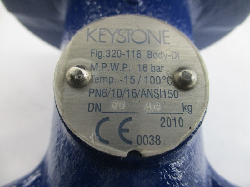 KEYSTONE 320-116 PN6/10/16/ANSI150 DN80 NSNP