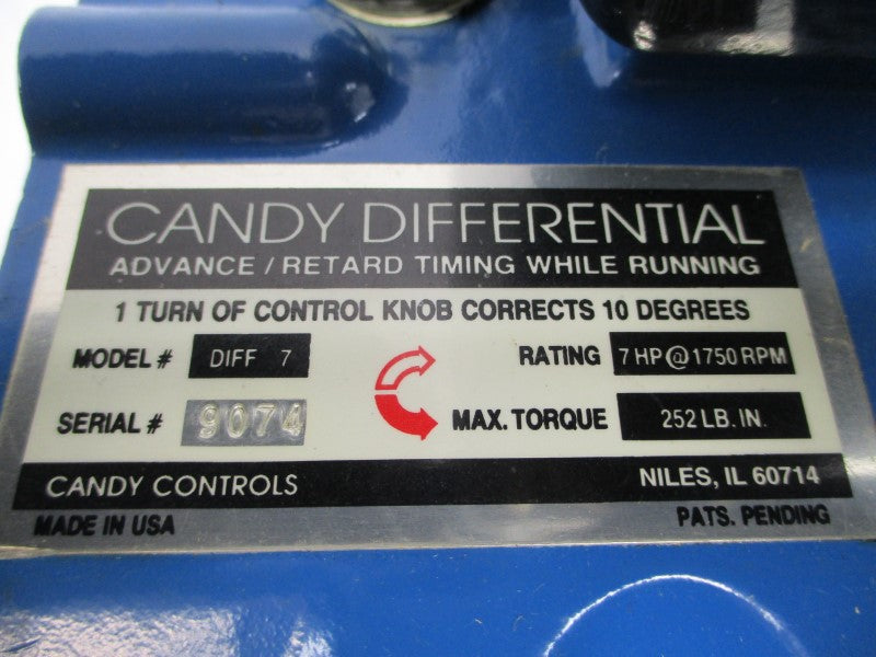 CANDY CONTROLS DIFF7 SS241CT 120VAC 0.4A NSNP