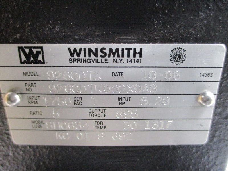 WINSMITH 926CDTK082X0A8 926CDTK NSMP