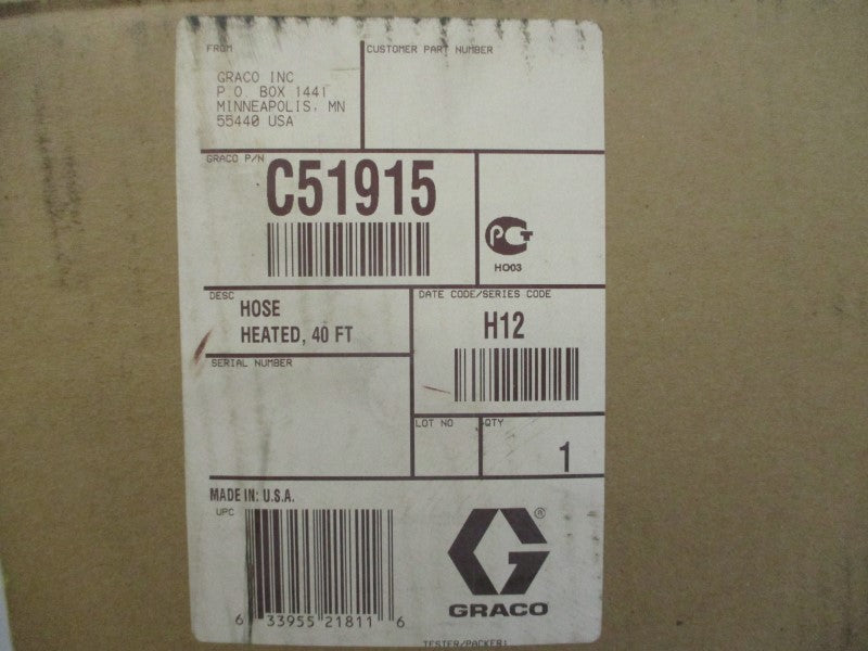 GRACO C51915 3000PSI 40' NSMP