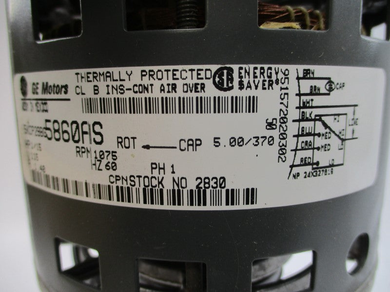 GENERAL ELECTRIC 5KCP29BG5860AS 2830 115V 1.40A NSMP