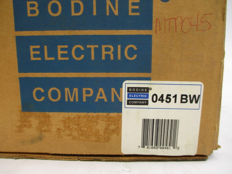 BODINE ELECTRIC 34R4BFCI-Z2 115V 1.0A NSMP