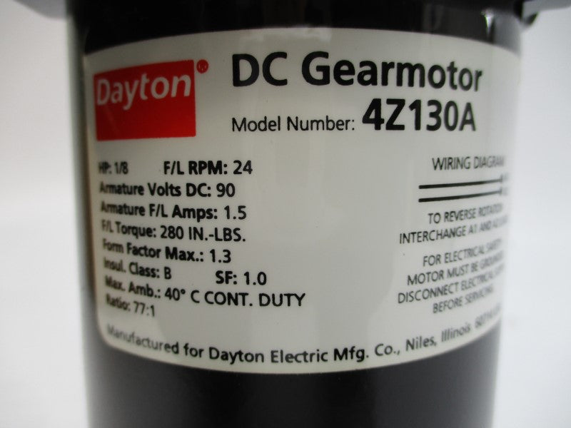 DAYTON 4Z130A 90VDC 1.5A NSMP