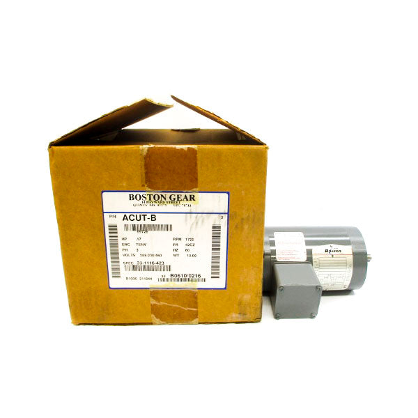 BOSTON GEAR 33-1116-423 ACUT-B 208-230/460V 1.3-1.2/.6A NSMP