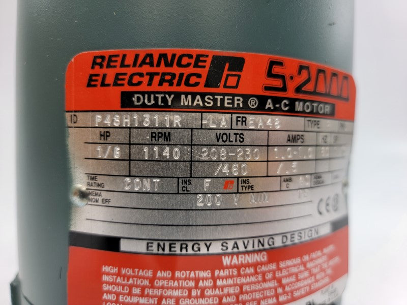 RELIANCE ELECTRIC P48H1311R-LA 208-230/460V 1.0-1.0/.5A NSMP