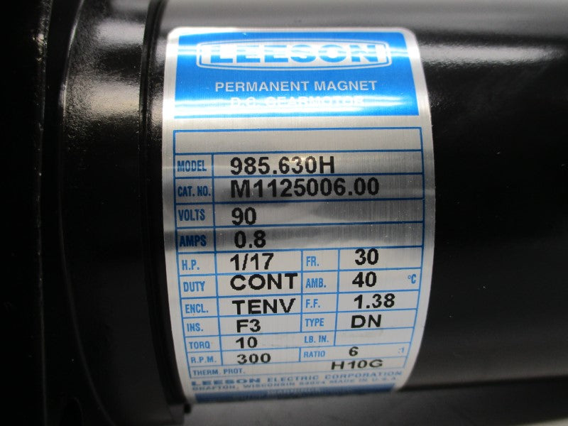 LEESON 985.630H M1125006.00 90VDC 0.8A NSMP