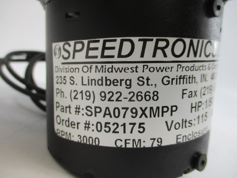SPEEDTRONICS SPA079XMPP 115V 1.1A NSNP