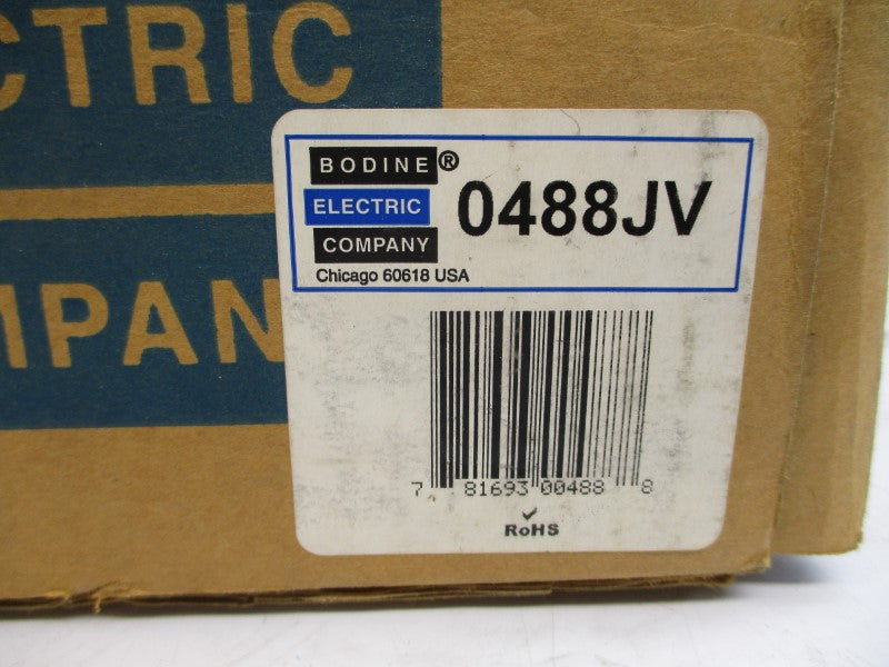 BODINE ELECTRIC 0488JV 34R4BFCI-3F 115V 1.0A NSMP