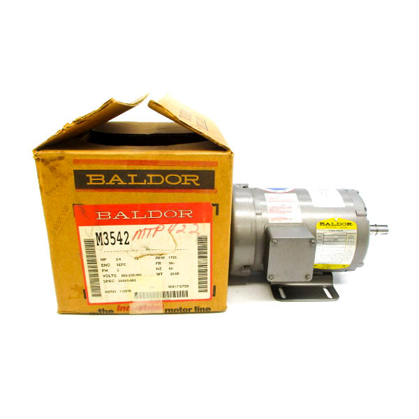 BALDOR M3542 34A61-883 208-230/460V 3.2-3/1.5A NSMP