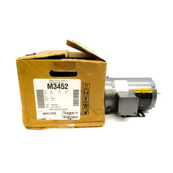 BALDOR M3452 34A51W11 230/460V 1.1/.55A NSMP