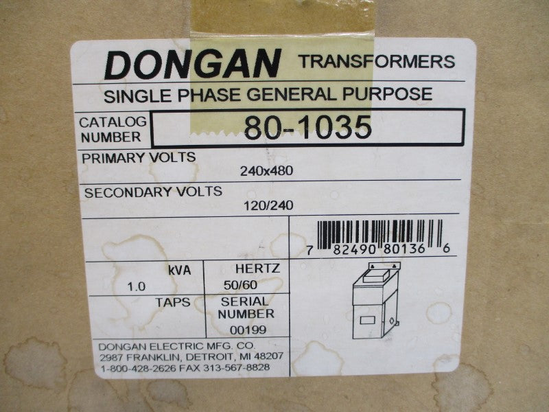 DONGAN 80-1035 240/480V NSMP