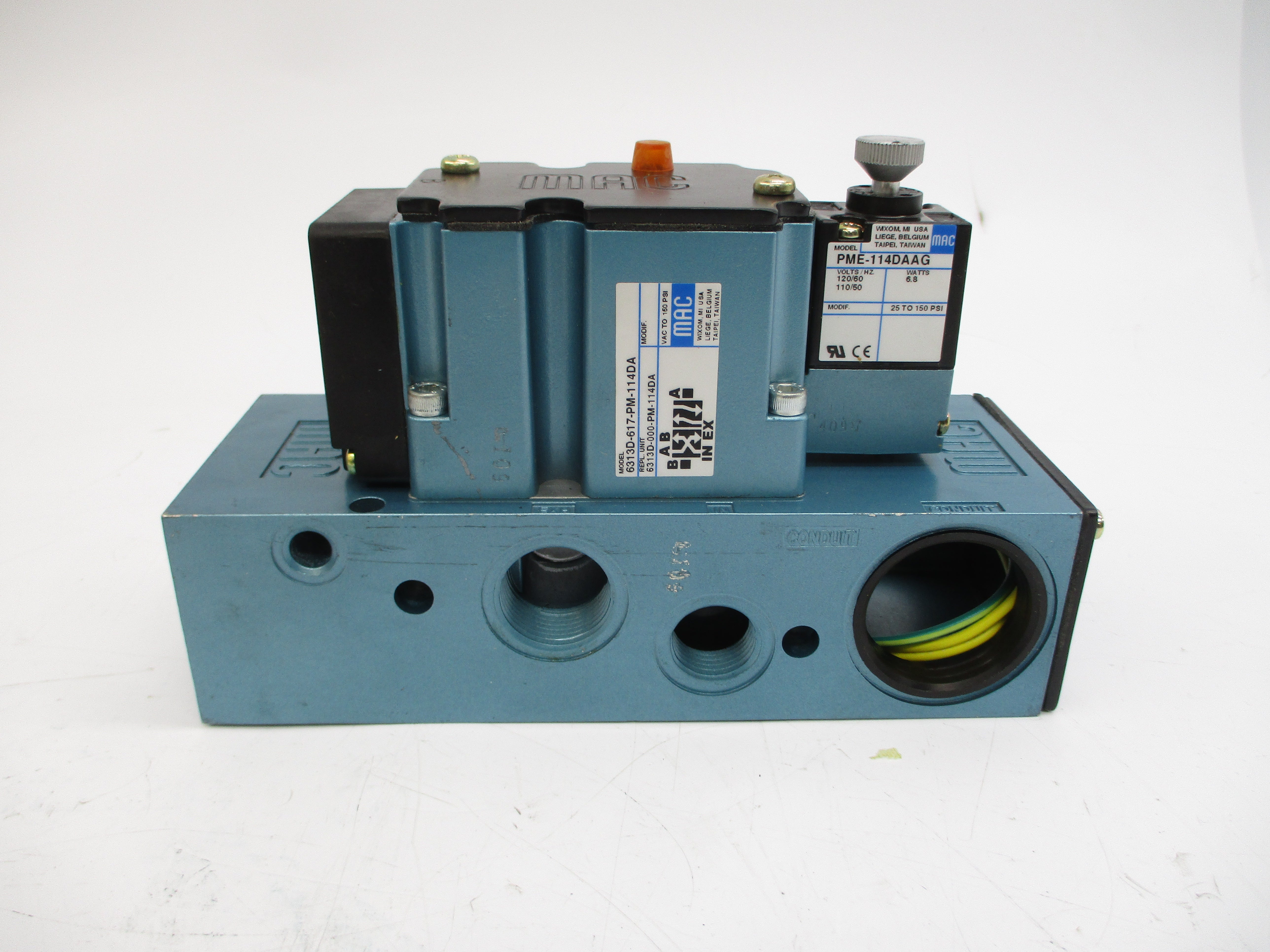 MAC 6313D-617-PM-114DA 110/120V 25-150PSI NSMP