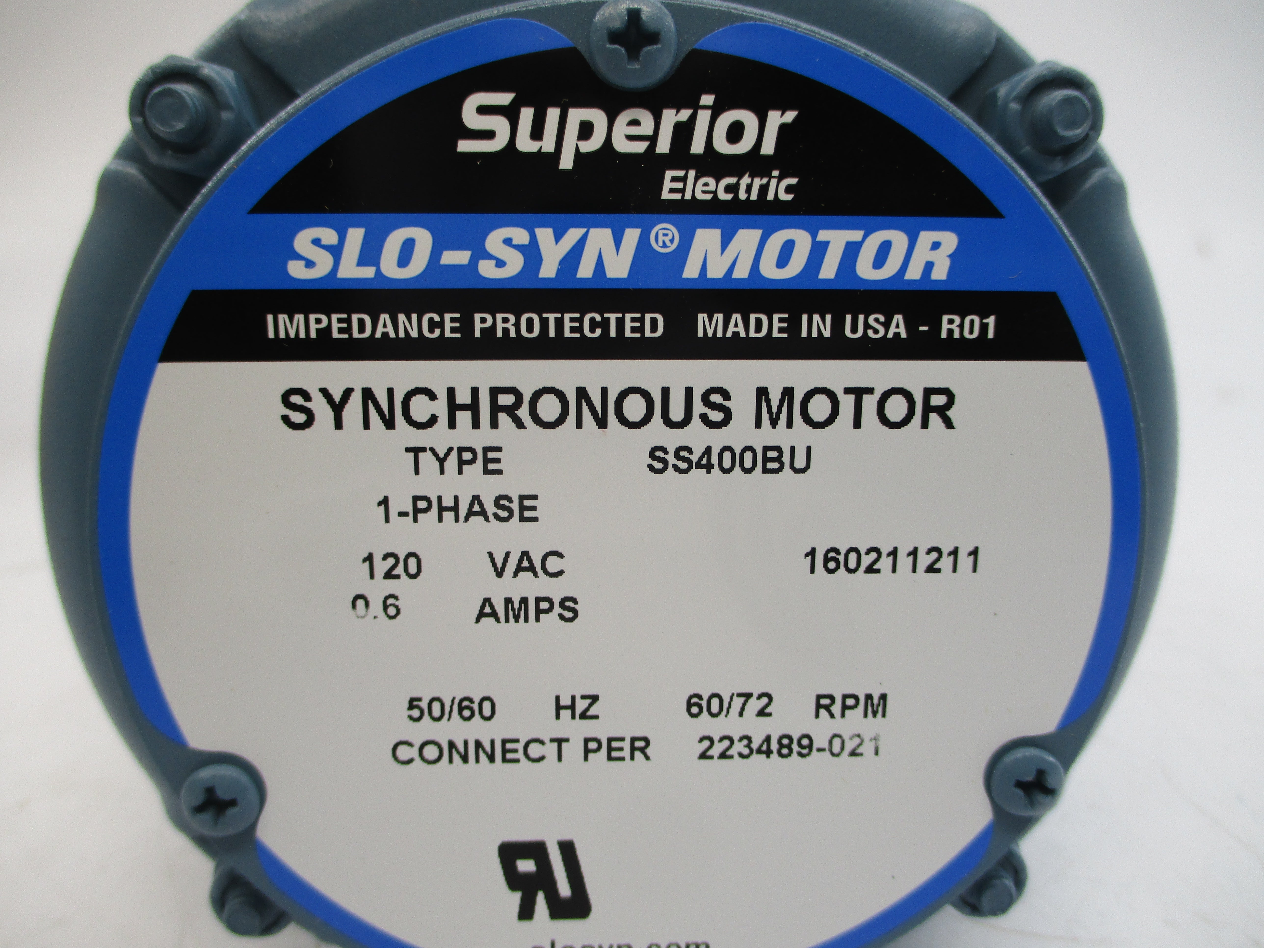SUPERIOR ELECTRIC SS400BU 120VAC 0.6A NSMP