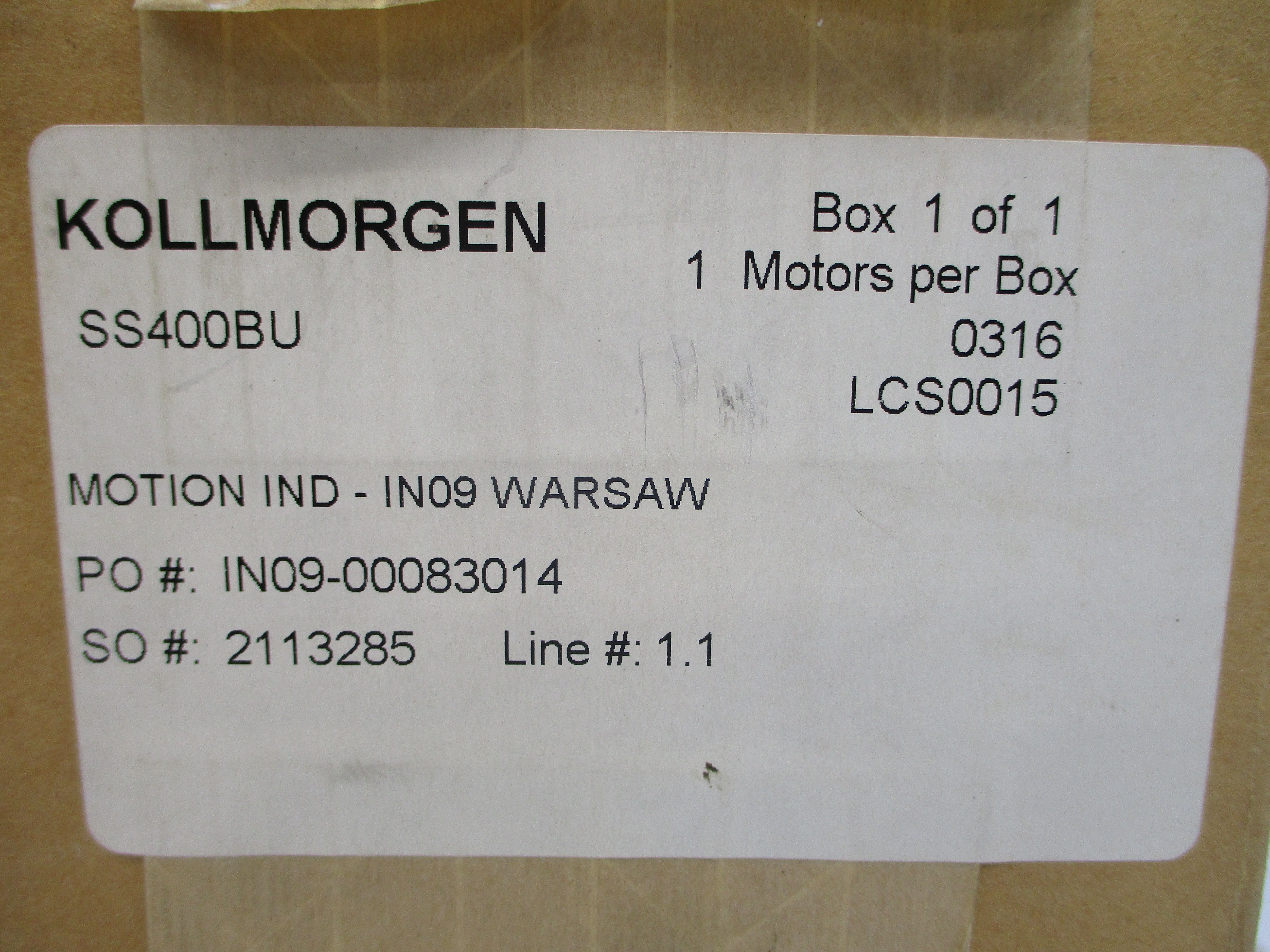 SUPERIOR ELECTRIC SS400BU 120VAC 0.6A NSMP