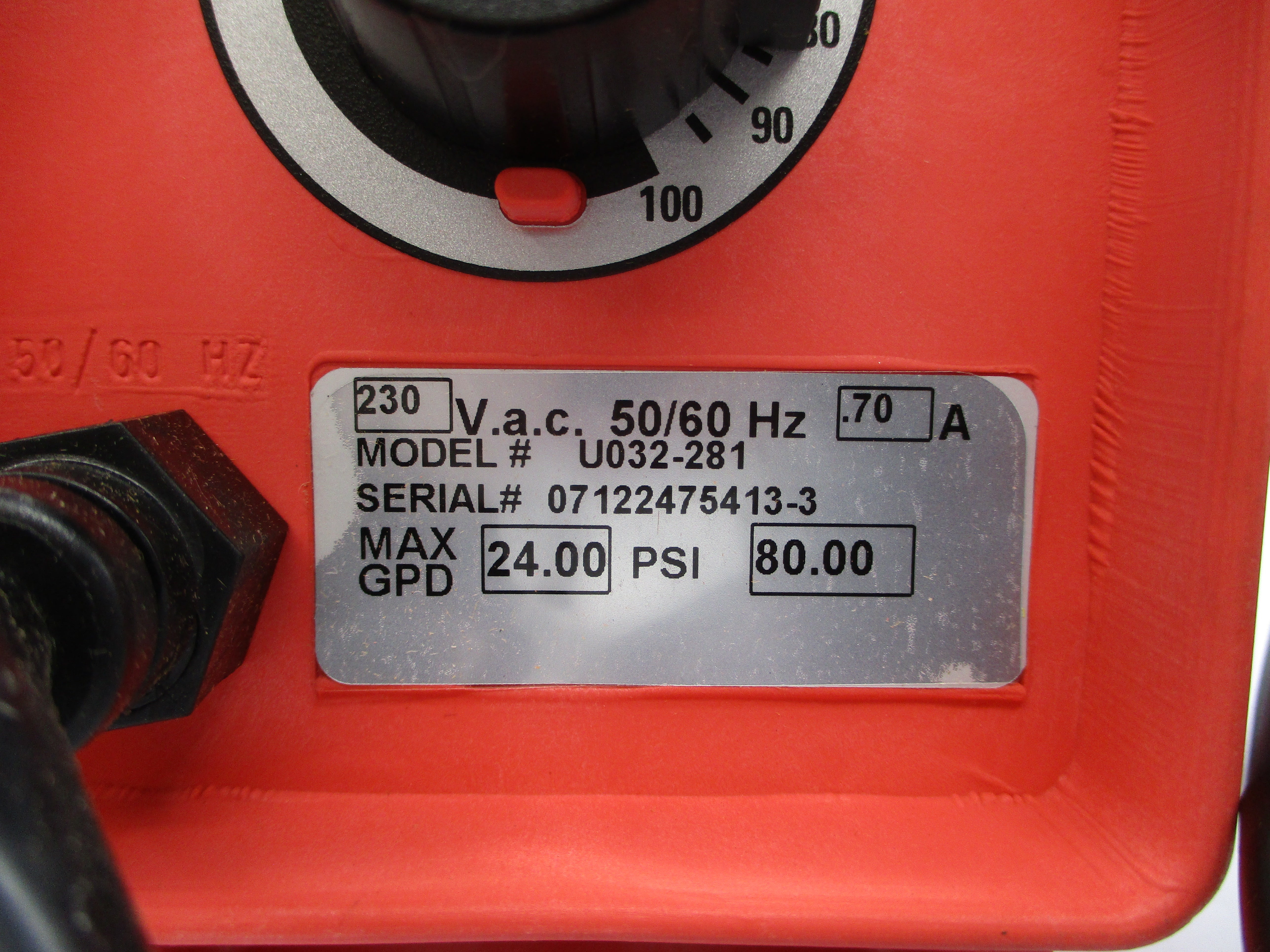 LIQUID METRONICS U032-281 230VAC .70A 24.00PSI NSMP