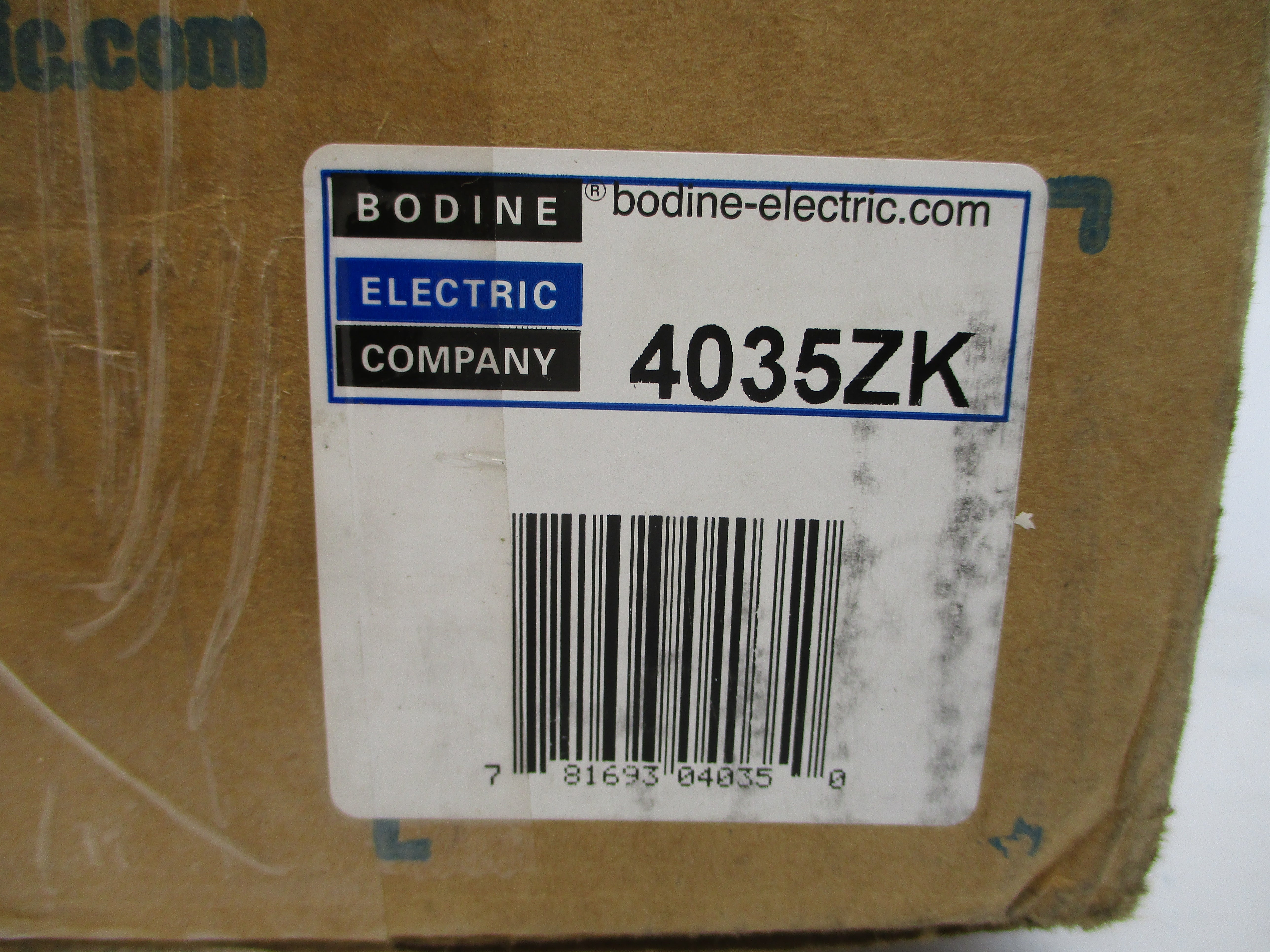 BODINE ELECTRIC 4035ZK 42A5BEPM 130VDC 1.8A NSMP