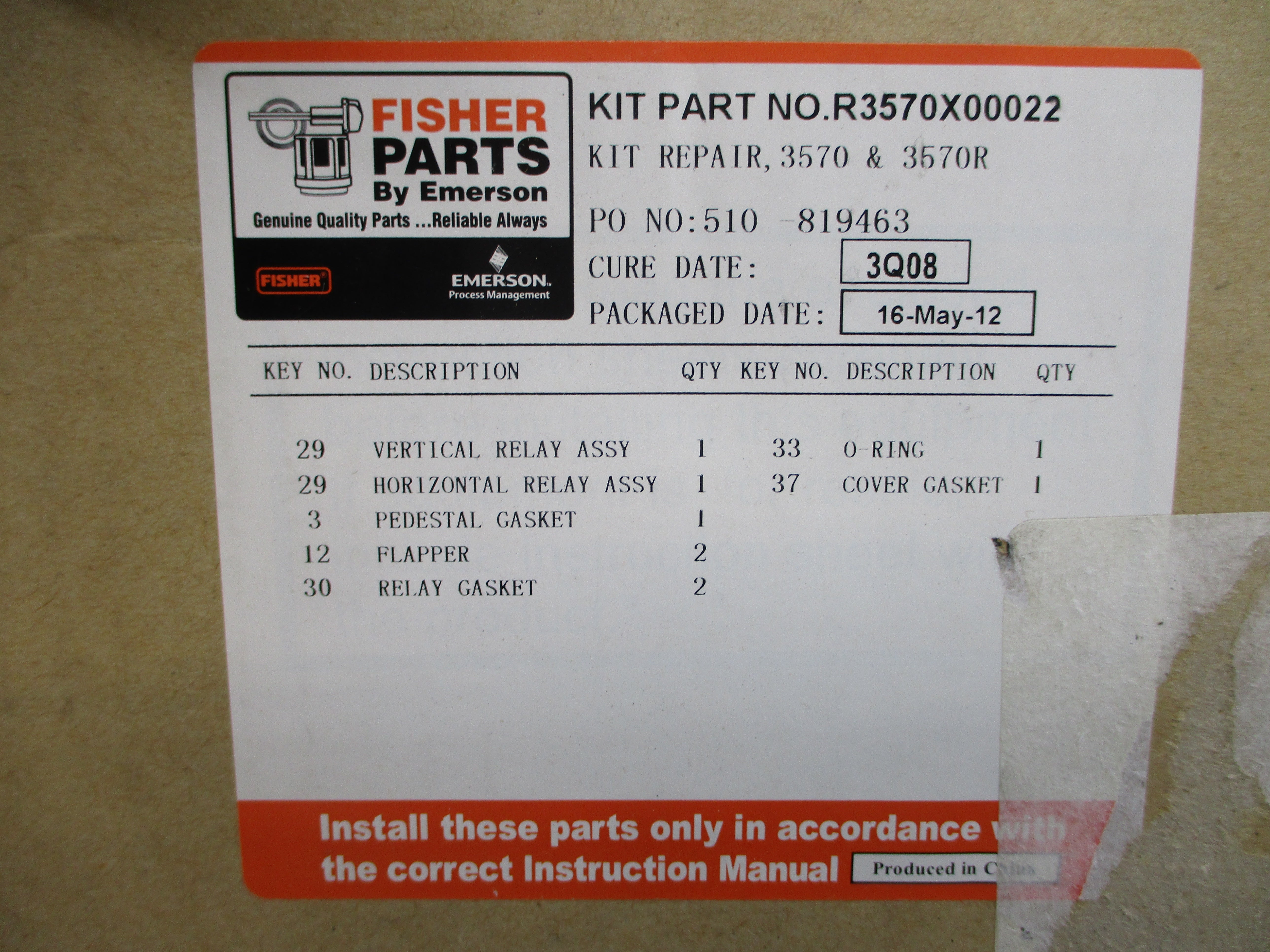 EMERSON R3570X00022 NSMP