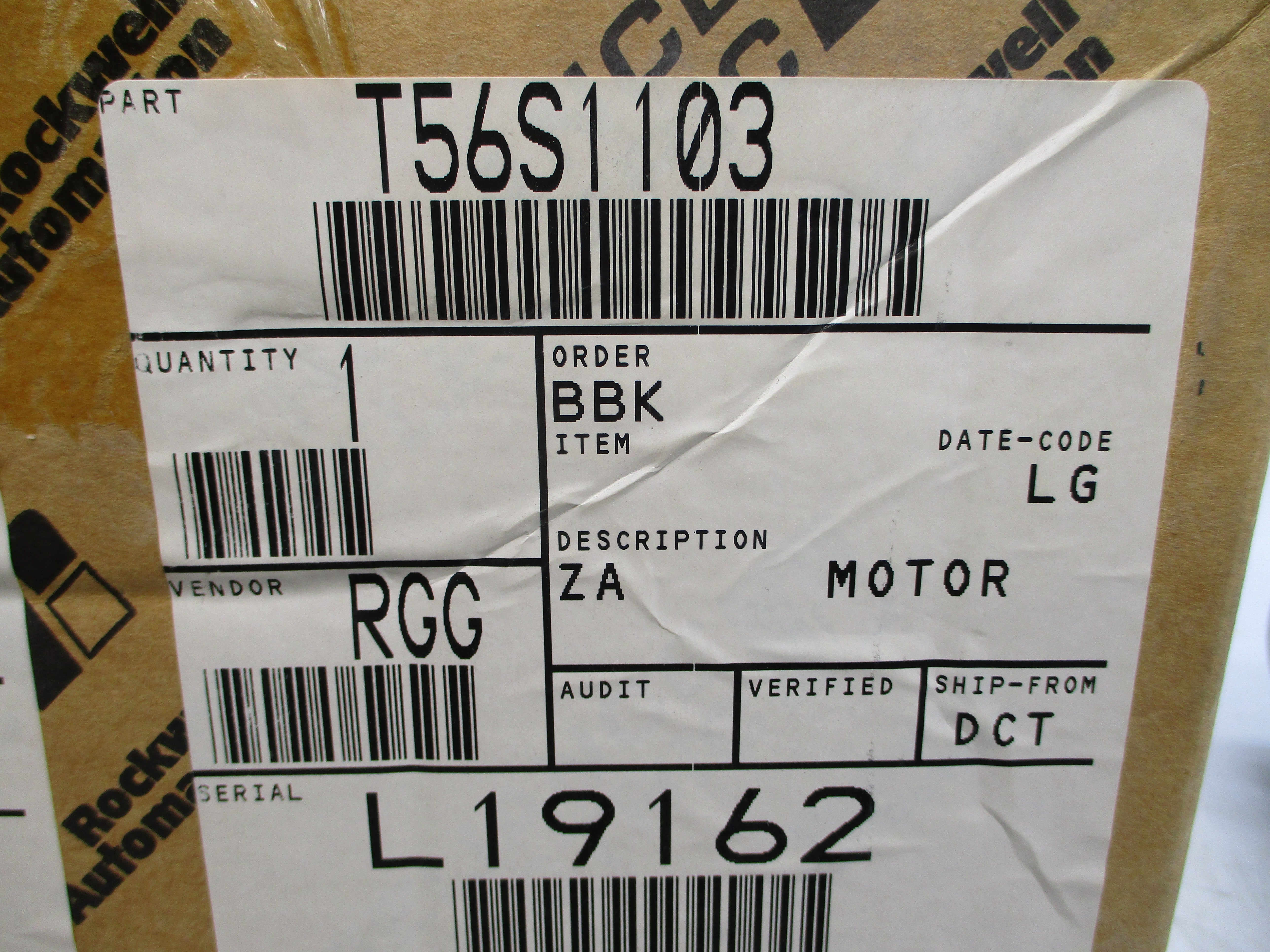 RELIANCE ELECTRIC T56S1103B-LG 90VDC 7.90A NSMP