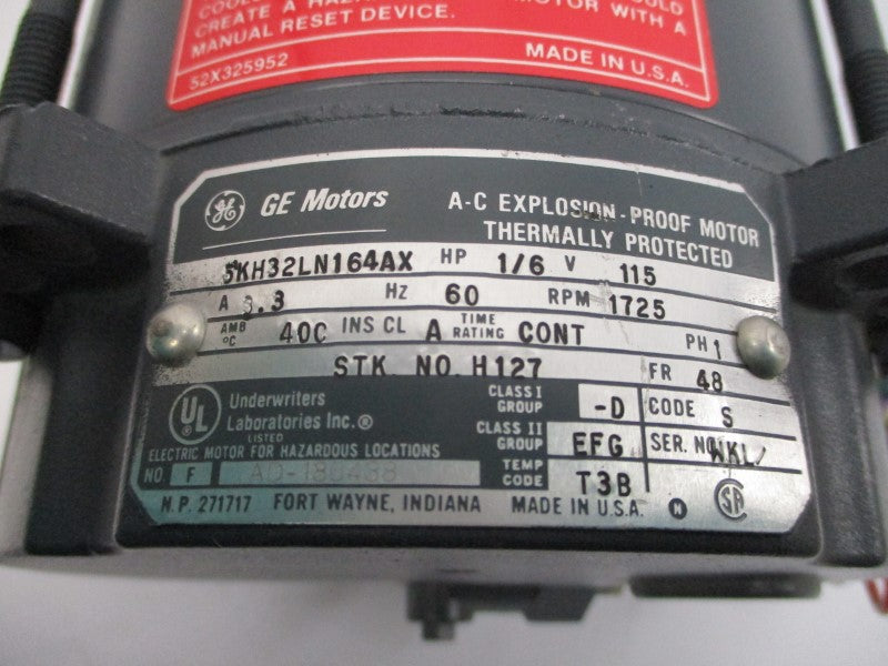 GENERAL ELECTRIC 5KH32LN164AX H127 115VAC 3.3A NSNP
