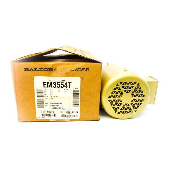 BALDOR EM3554T 35AA001M493G1 208-230/460V 4.5-4.4/2.2A NSMP