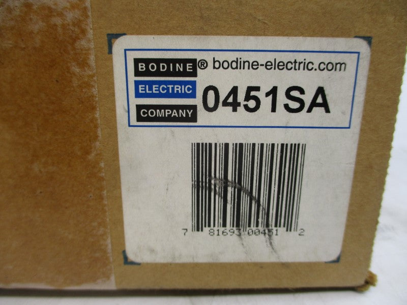 BODINE ELECTRIC 0451SA 34R4BFCI-Z2 115V 1.0A NSMP