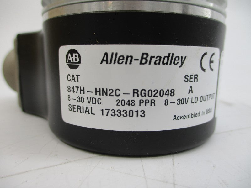 ALLEN BRADLEY 847H-HN2C-RG02048 SER. A 8-30VDC (BR/WH) NSMP